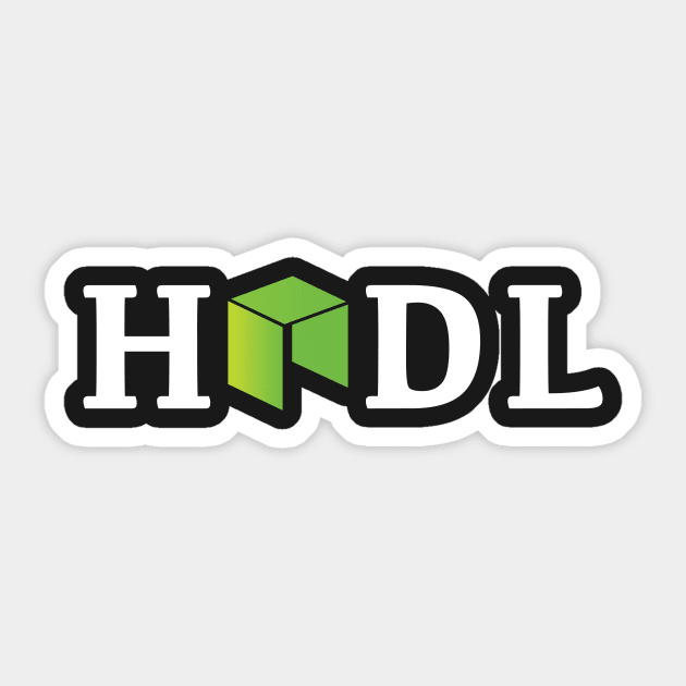 HODL Neo Sticker by mangobanana